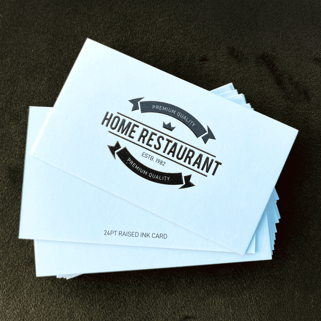 Raised Ink Labels Raised Ink Card | Free shipping | Custom Sticker Printing