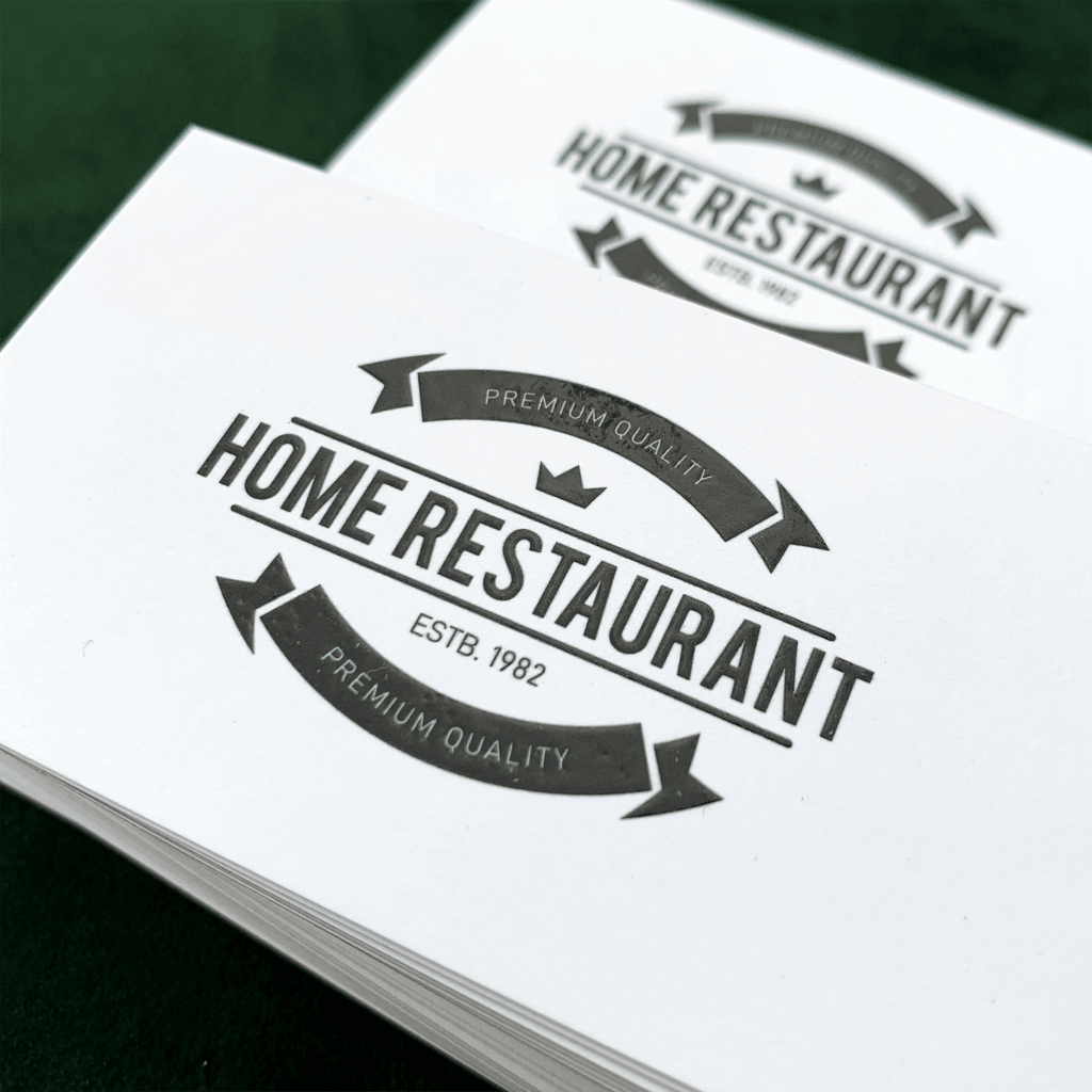 Corner Card Raised Ink Raised Ink Card | Free shipping | Custom Sticker Printing